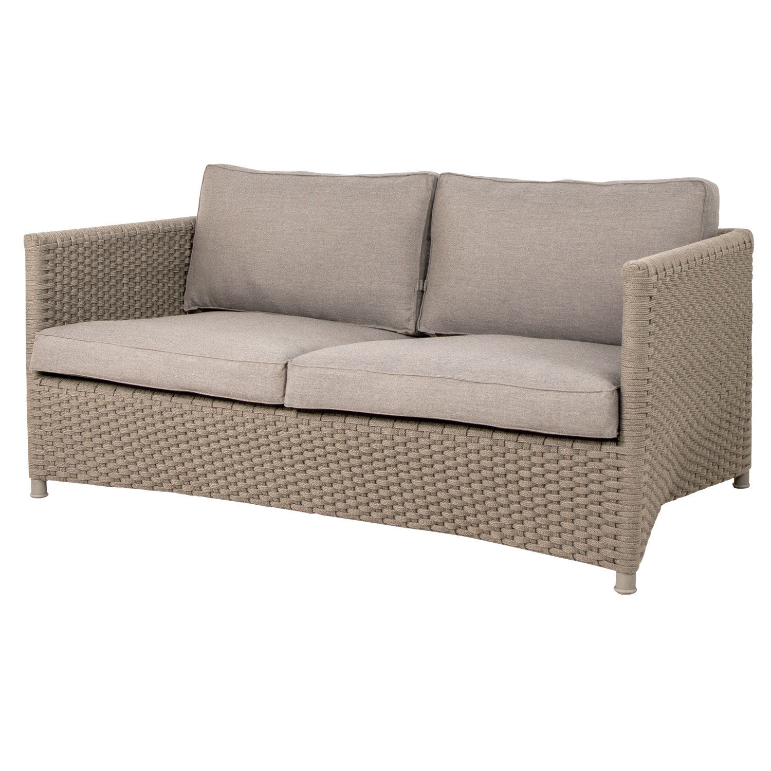 Cane-Line Diamond 2-personers sofa taupe