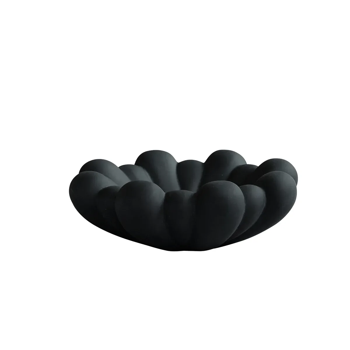 101 Copenhagen, Håndlavet Dekorationsskål Bloom Black Ø 28,5 cm