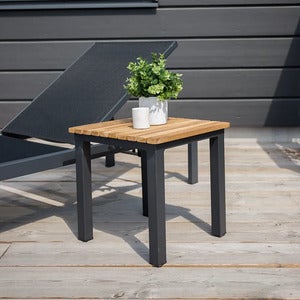 Mexico sidebord sort/teak 