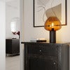 Cozy Bordlampe Sort/Brandy