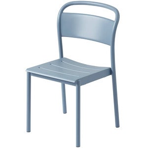 Linear Steel Spisebordsstol Pale Blue 