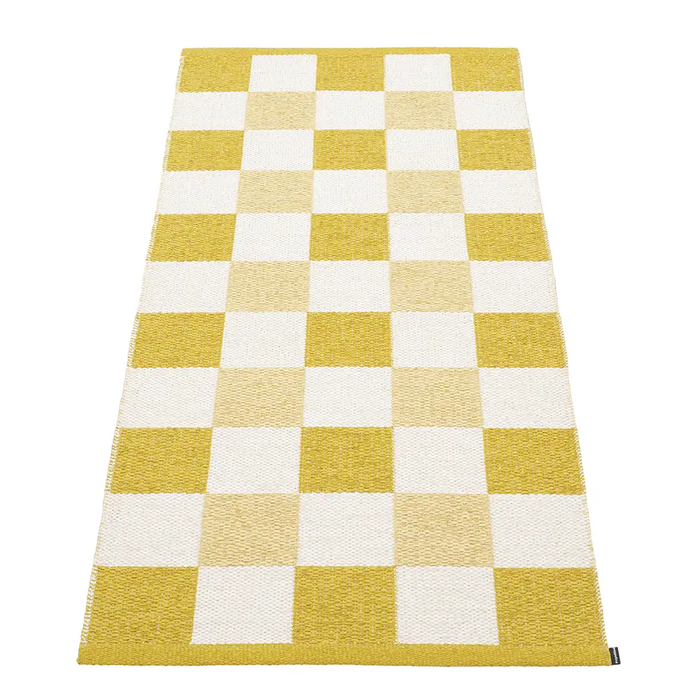 Pappelina, Pix tæppe 70x160 cm Mustard/Vanilla/Pale Yellow