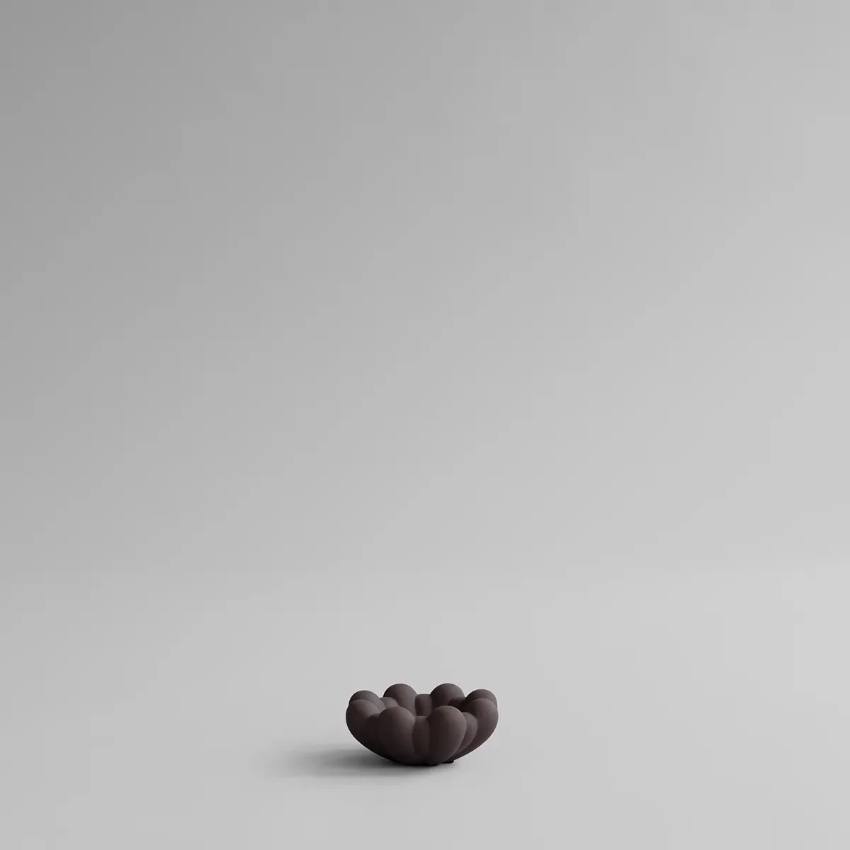 Håndlavet Dekorationsskål Bloom Chocolate Brown Ø 15,5 cm