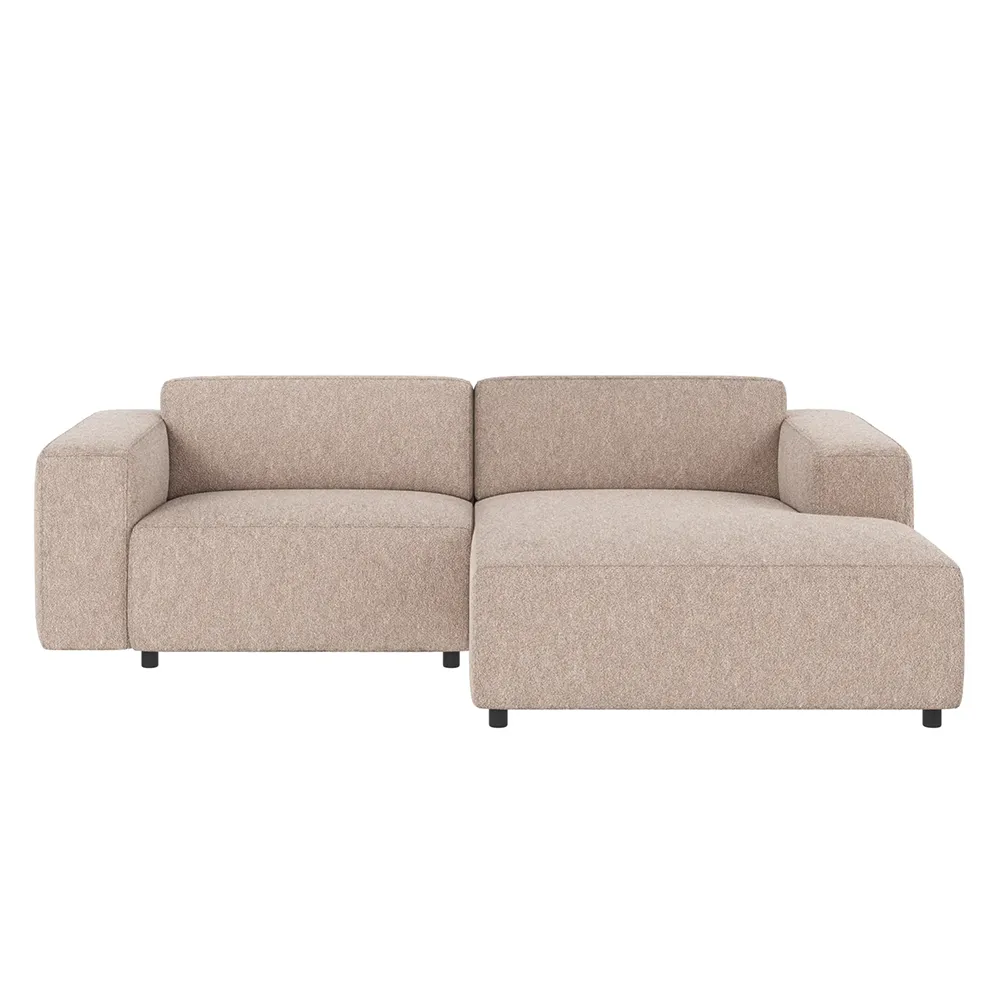 Willard sofa 3-personers sofa chaiselong højre stof Alice lys beige