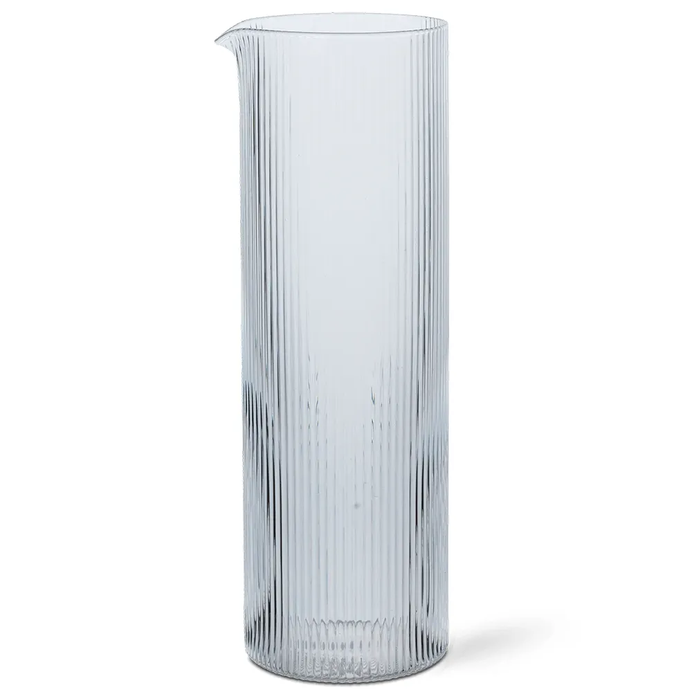 Ferm Living Ripple vandkaraffel 1,12 L Clear