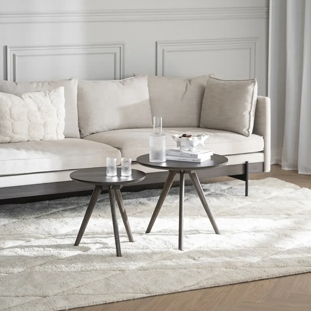 Yumi Indskudsborde brun eg