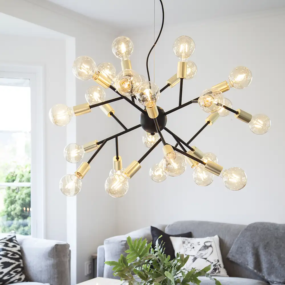 Heroes Loftlampe Sort