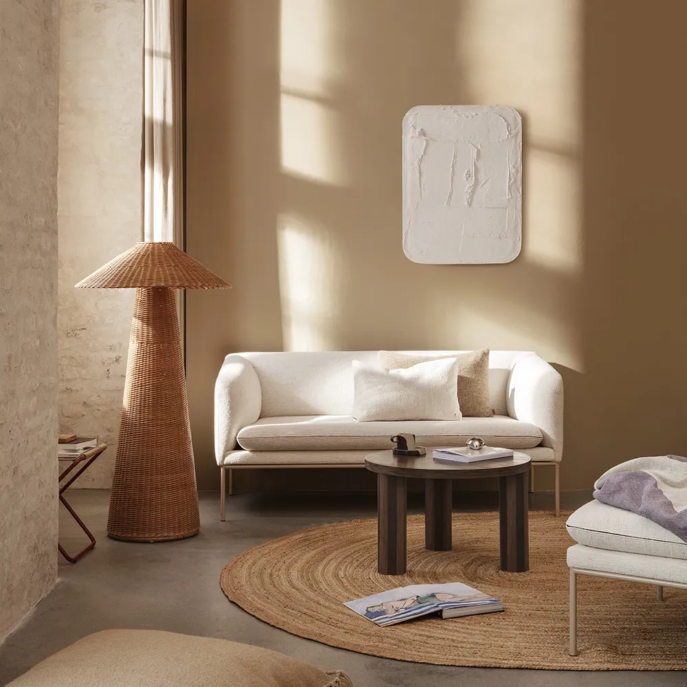 Post Sofabord Ø65 cm - Lines