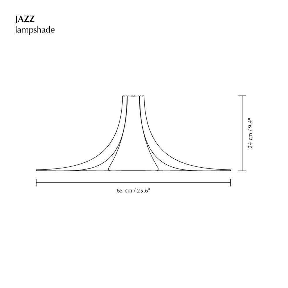 Jazz LampeskærmBlack