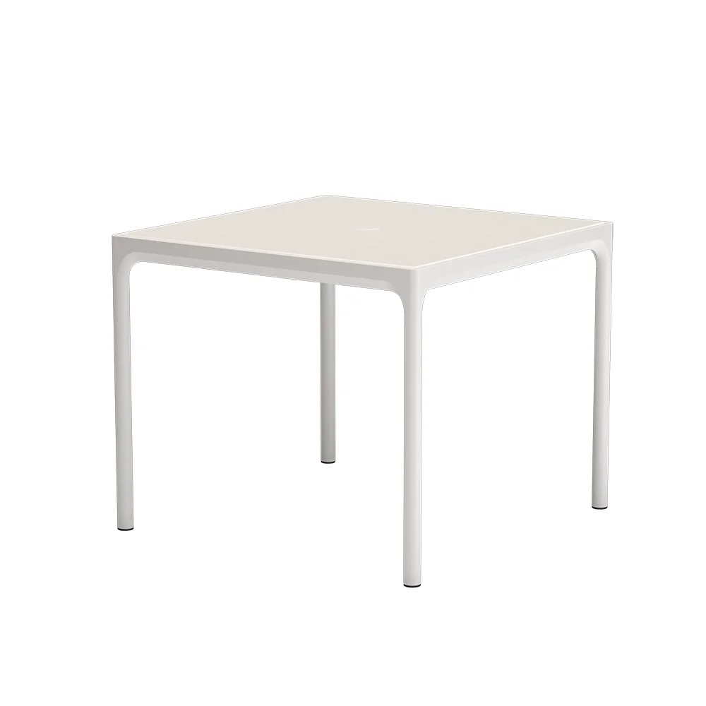 Houe, FOUR aluminiumsbord 90x90 cm vit