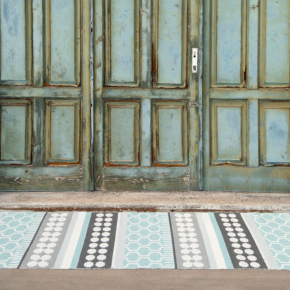 Asta tæppe 70x360 cm pale turquoise 