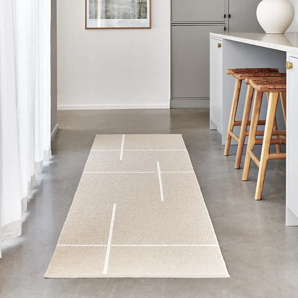 Fred tæppe 70x360 cm beige / vanilla 