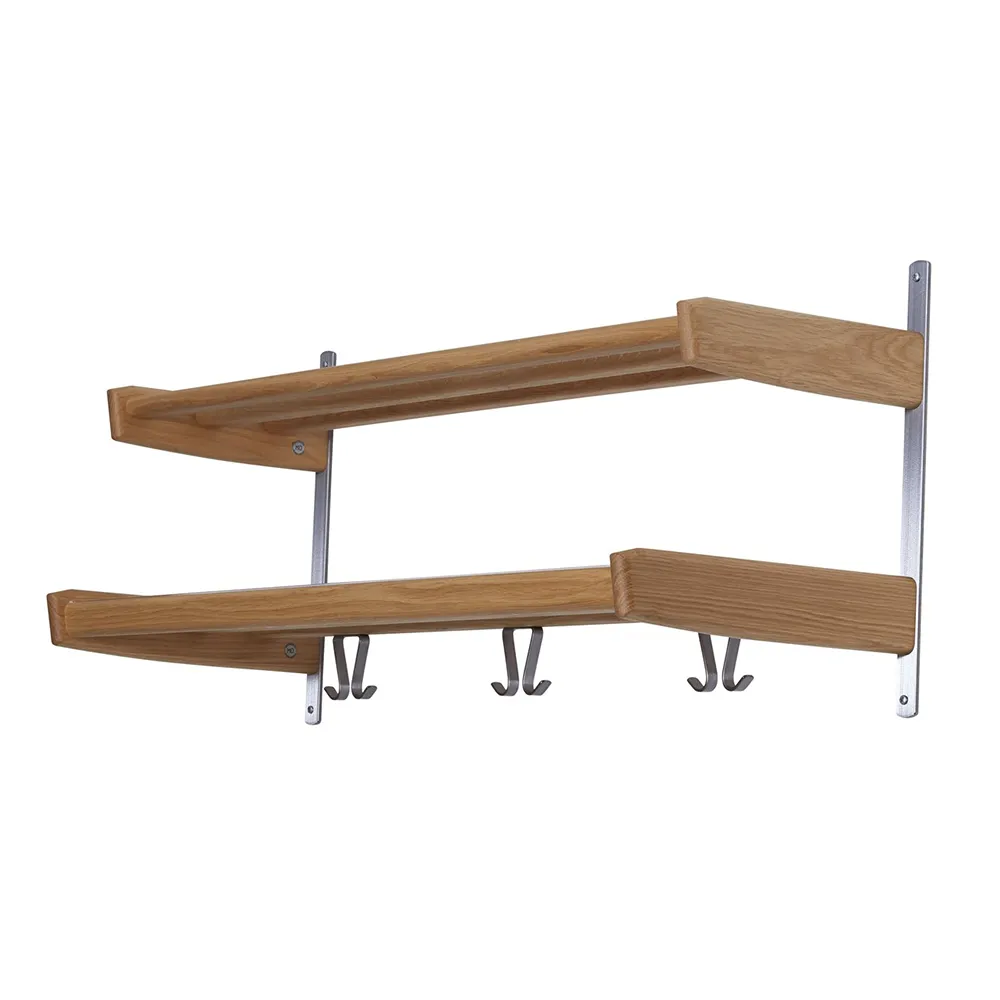Oscarssons Möbel, Meja Hattehylde 90 cm 2 hylder Olieret eg