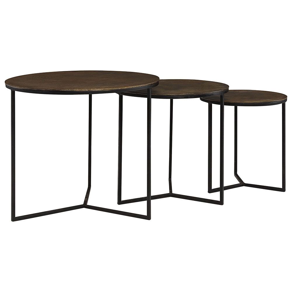 Juno Indskudsbord Vintage Brass Artwood