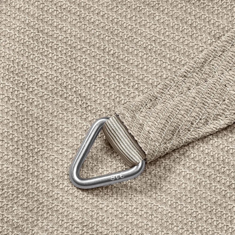 Coolfit solsejl trekantet 360x360cm greige