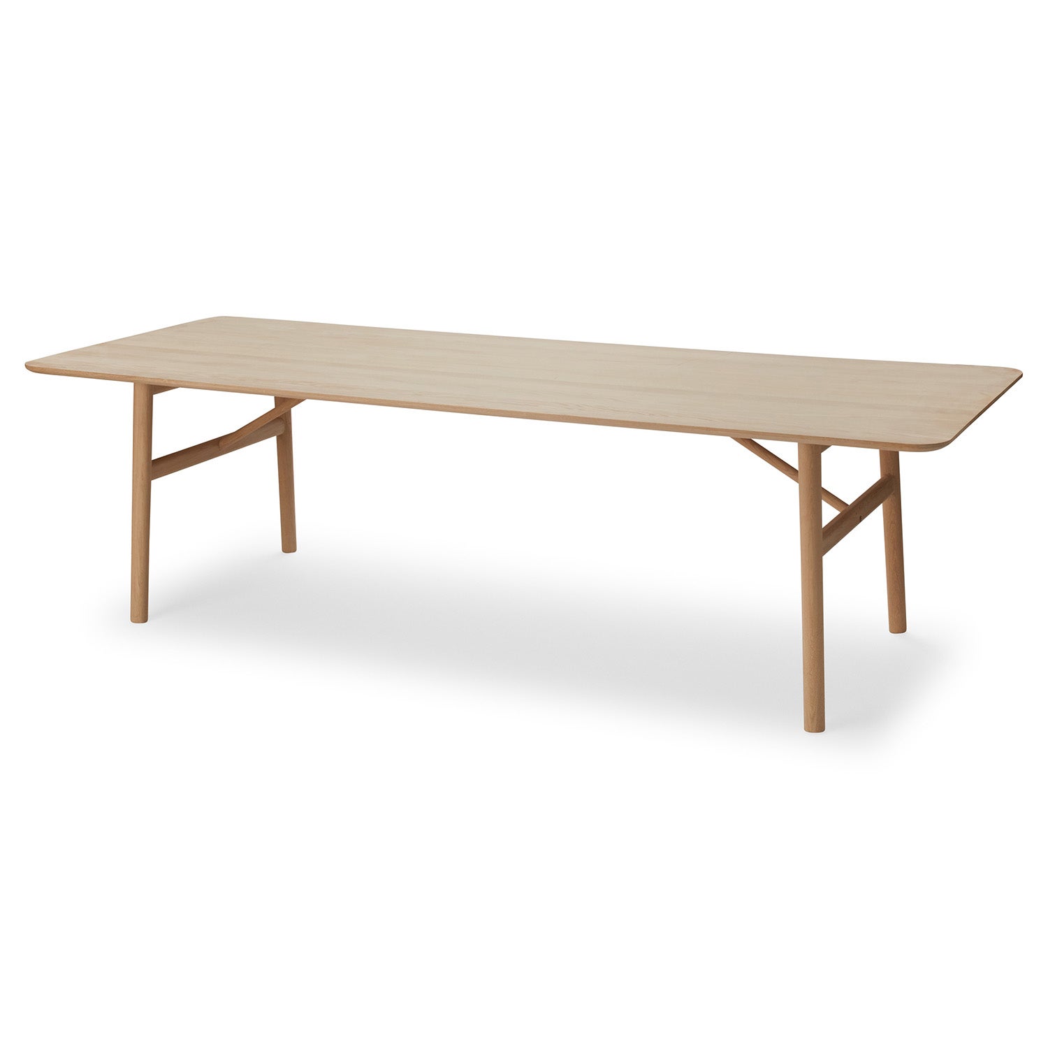 Skagerak, Hven spisebord 260 cm hvid sæbebehandlet