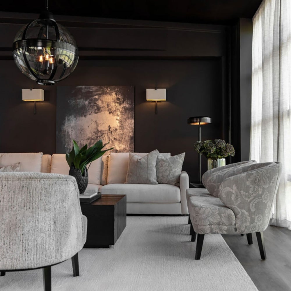 Barrington stoflænestol - Serena blomst østers