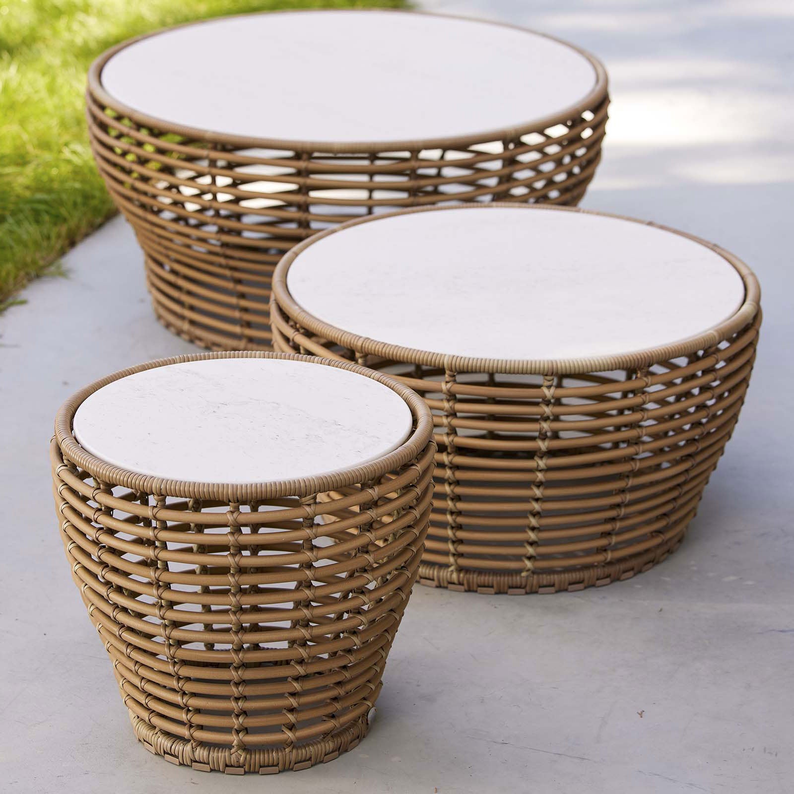 Basket 50 cm Kurv sofabord Polyrattan 