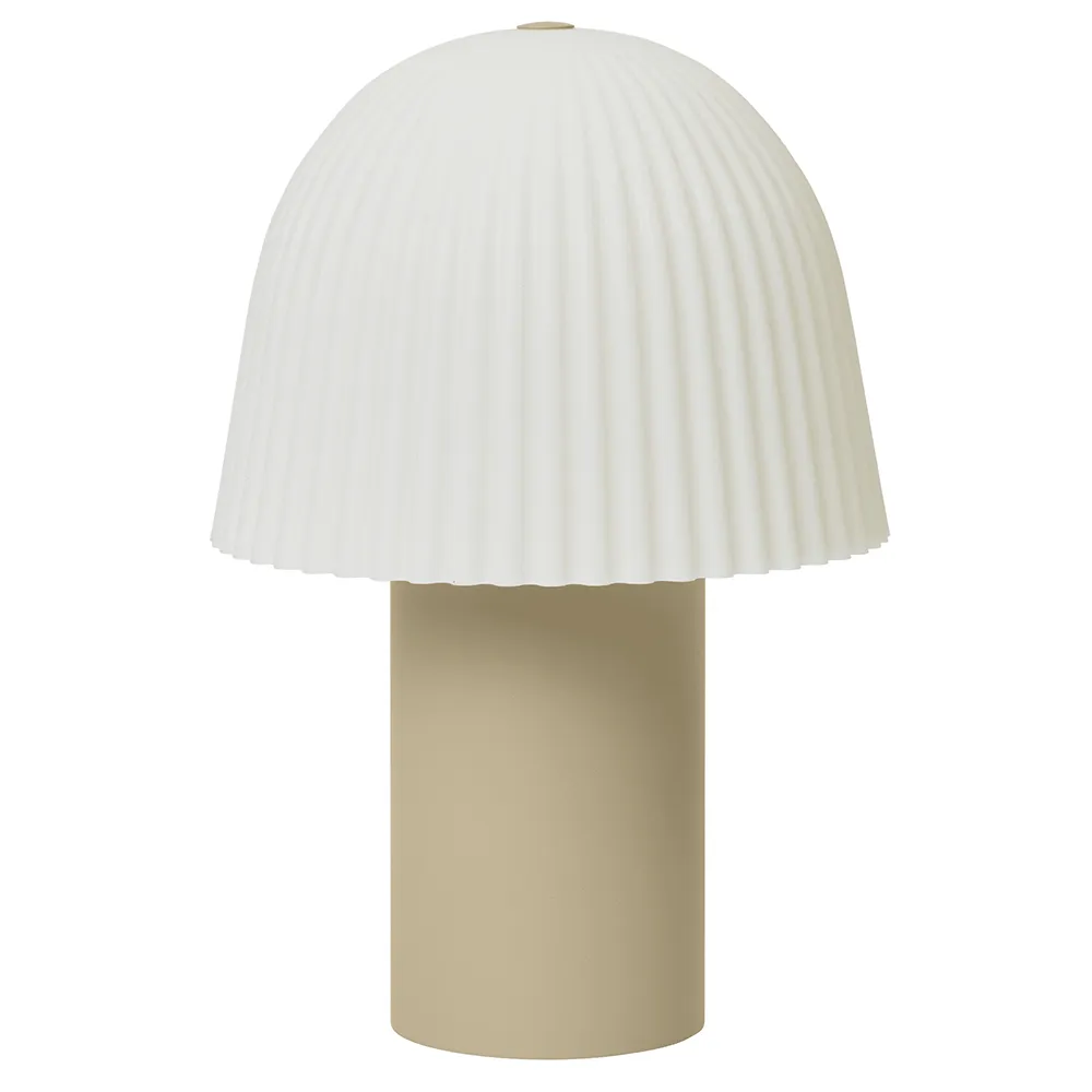Ferm Living, Frill Transportabel lampe Cashmere/White
