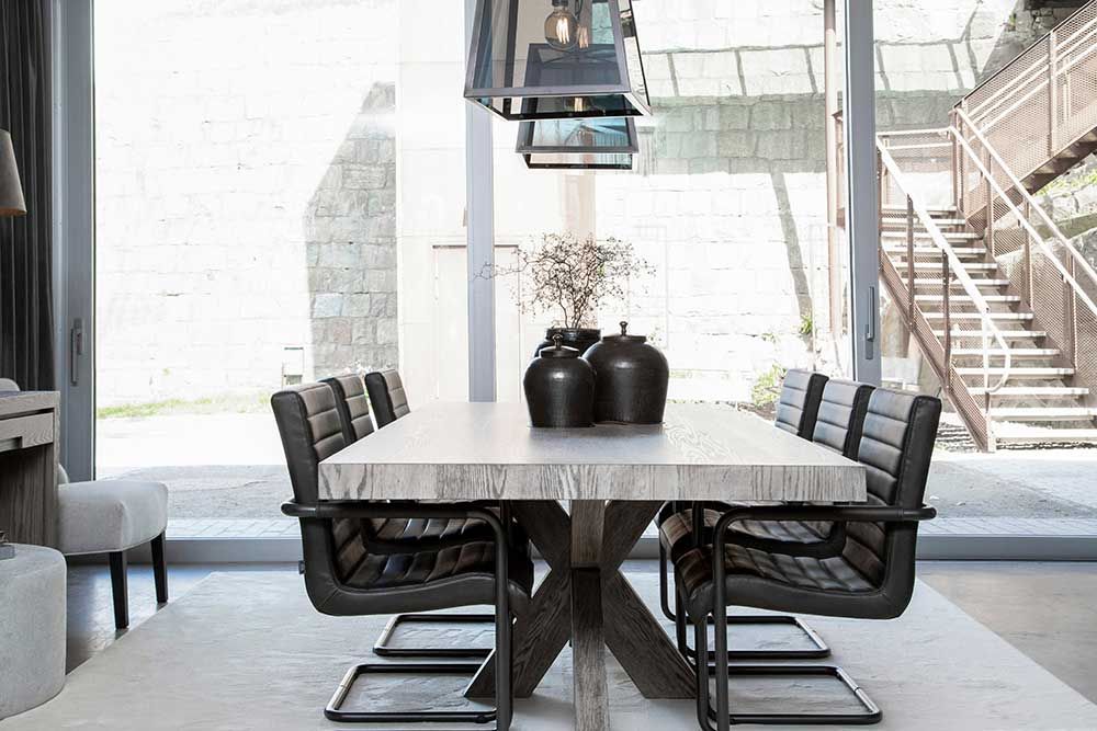 Sabina Stol/Karmstol Sort Artwood