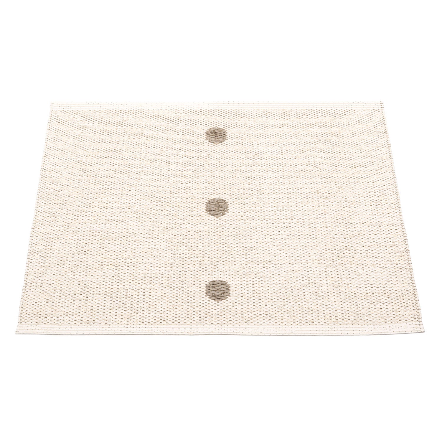 Peg tæppe 70x60 cm dark linen / vanilla 