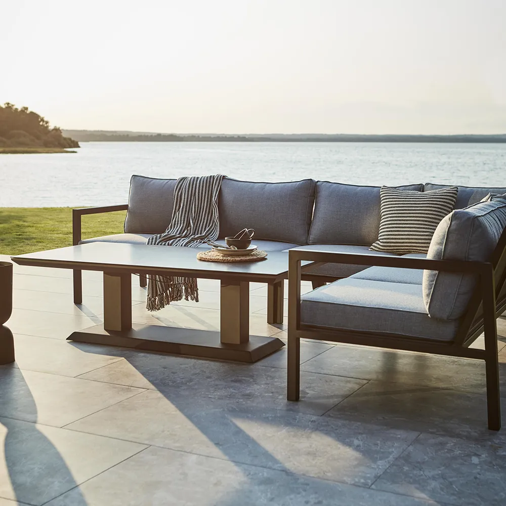 Heis Sofabord højdejusterbart 79x150 cm hvid