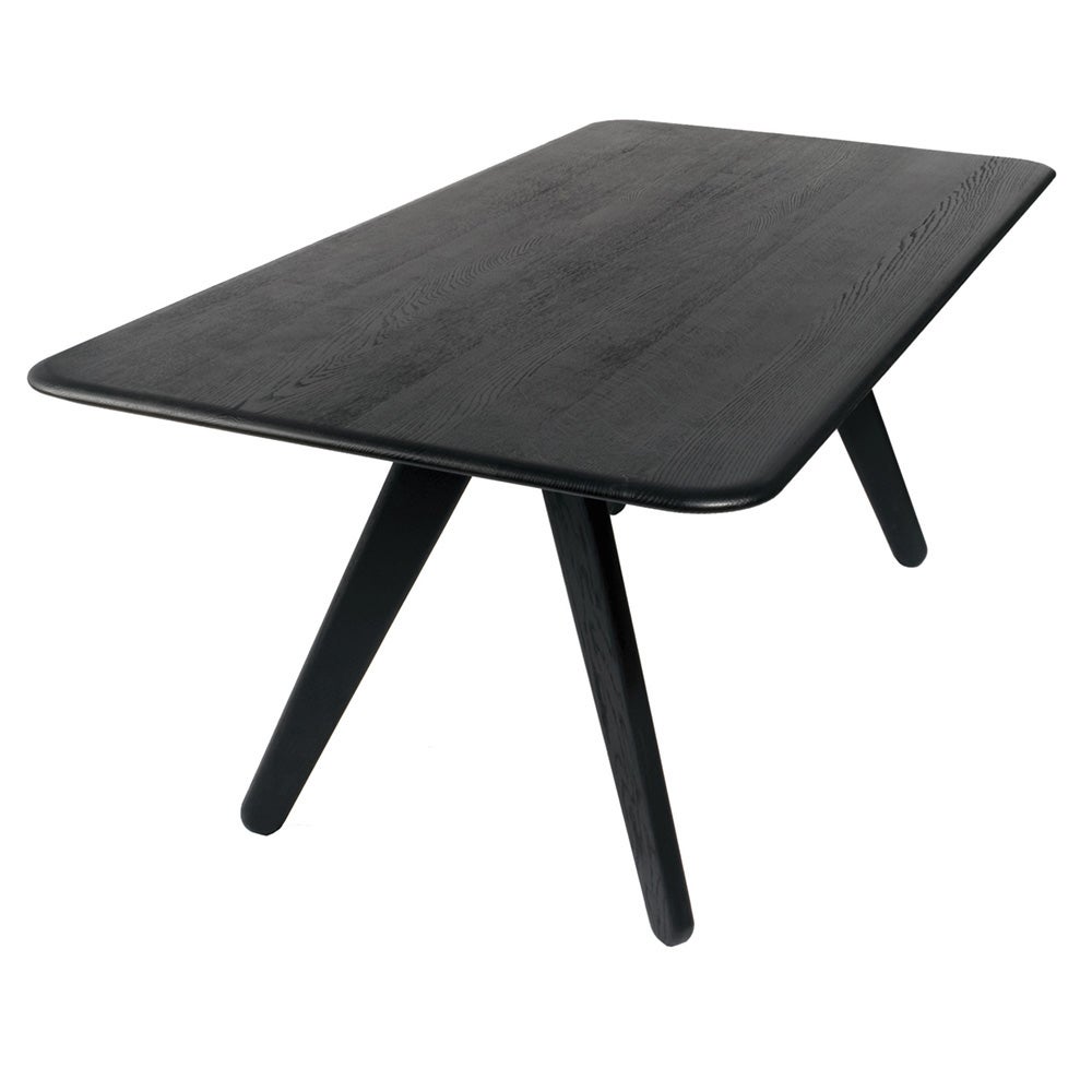 Tom Dixon, Slab-spisebord 200 cm sort