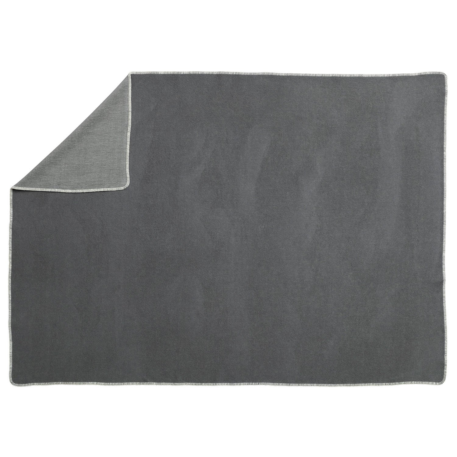 Blanket tæppe 140x200 cm ylva dark grey / charcoal 