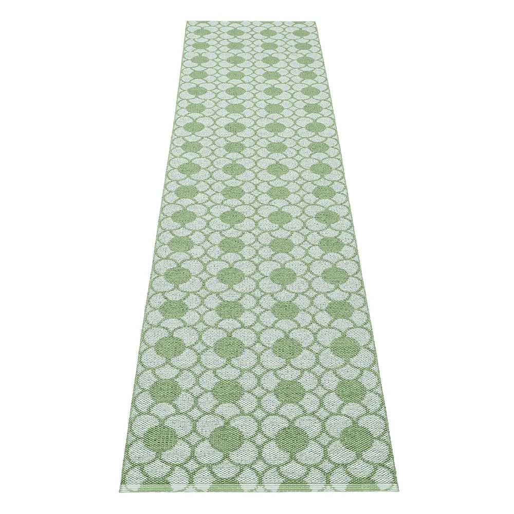 Anya tæppe Oregano/Blue Fog 70 x 300 cm