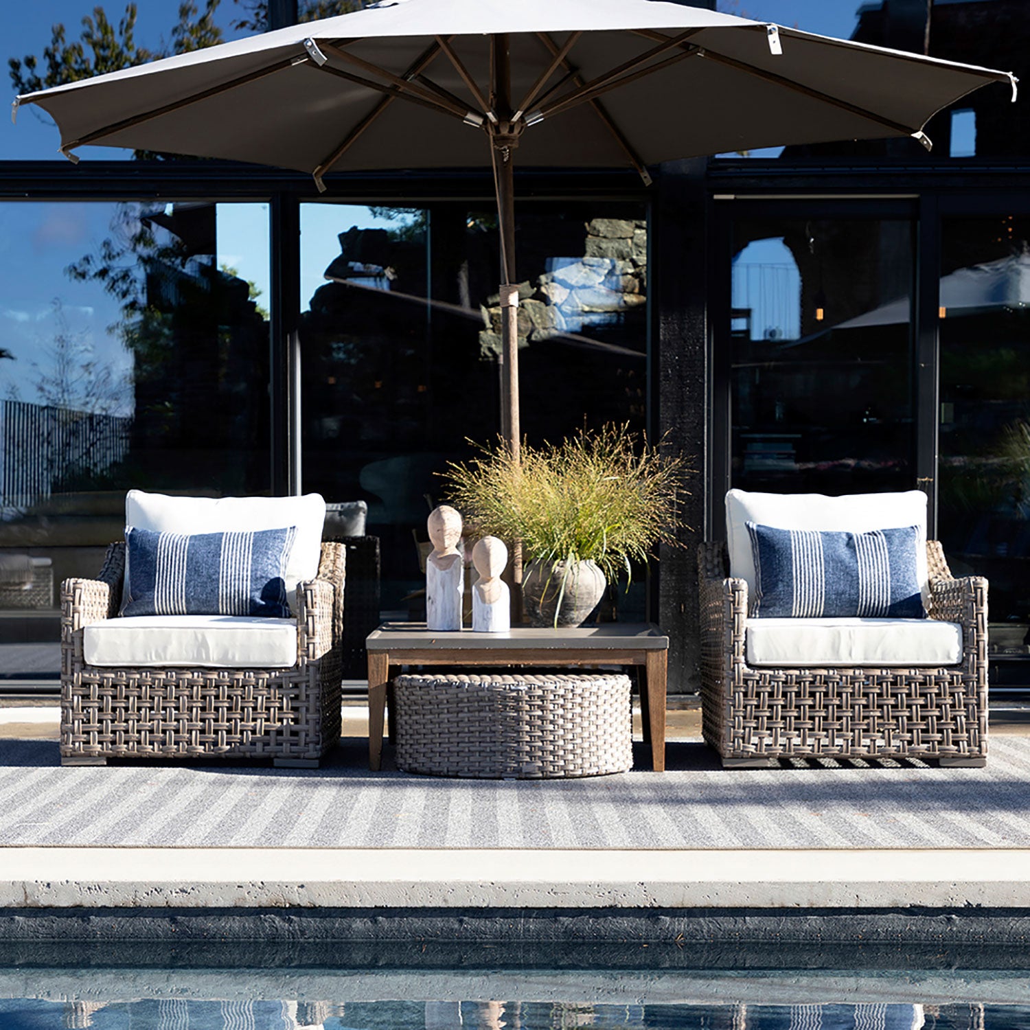 San Remo Lænestol Polyrattan Artwood