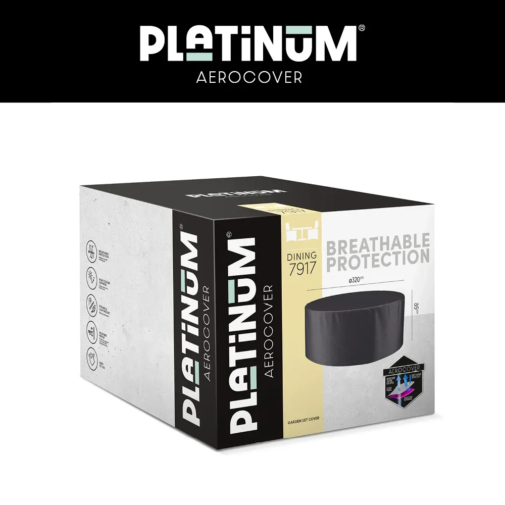 Møbelovertræk Rundt 320 cm