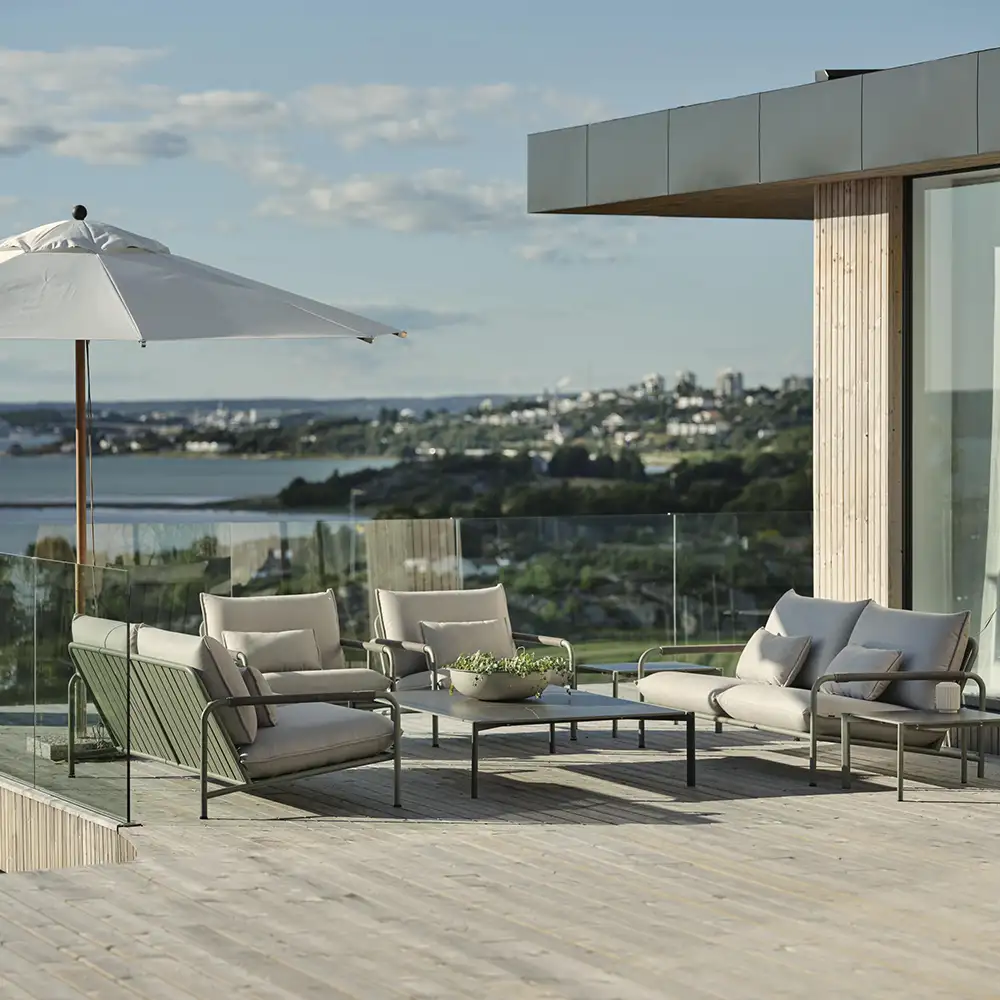 Lerberget 2,5-pers. Sofa Grøn/Ash Brafab