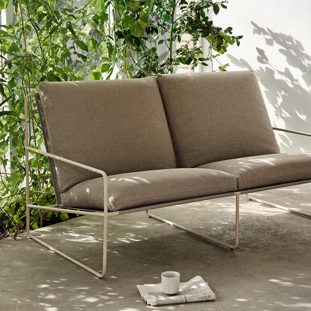 Desert 2-personers sofa Black/Dark Sand