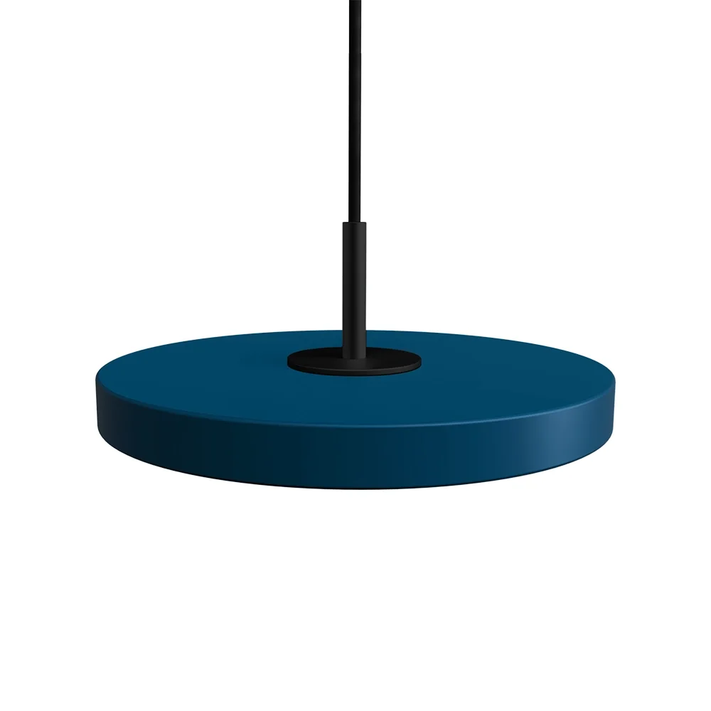 Asteria Micro Loftlampe Ø15 cm Petrol Blue/sort