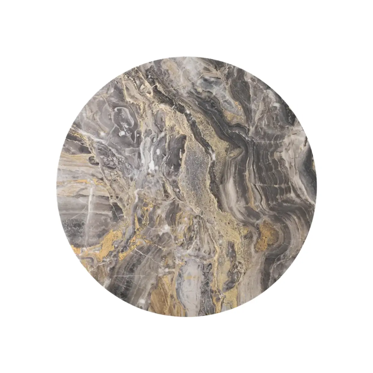 Audo CPH, Androgyne Bordplade Marmor Grå Galaxy - Ø65 cm