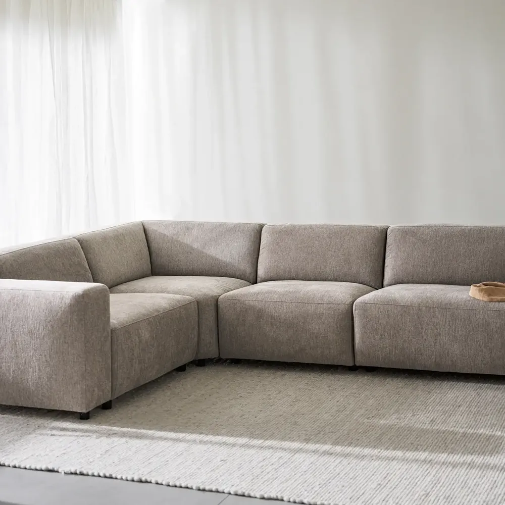 Willard hjørnesofa 2+3-seter stoff Brenda beige
