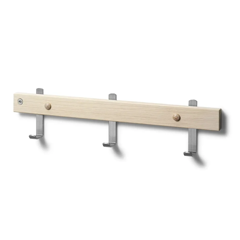 Oscarssons Möbel, Nadja Knagerække 40 cm Hvidolieret eg