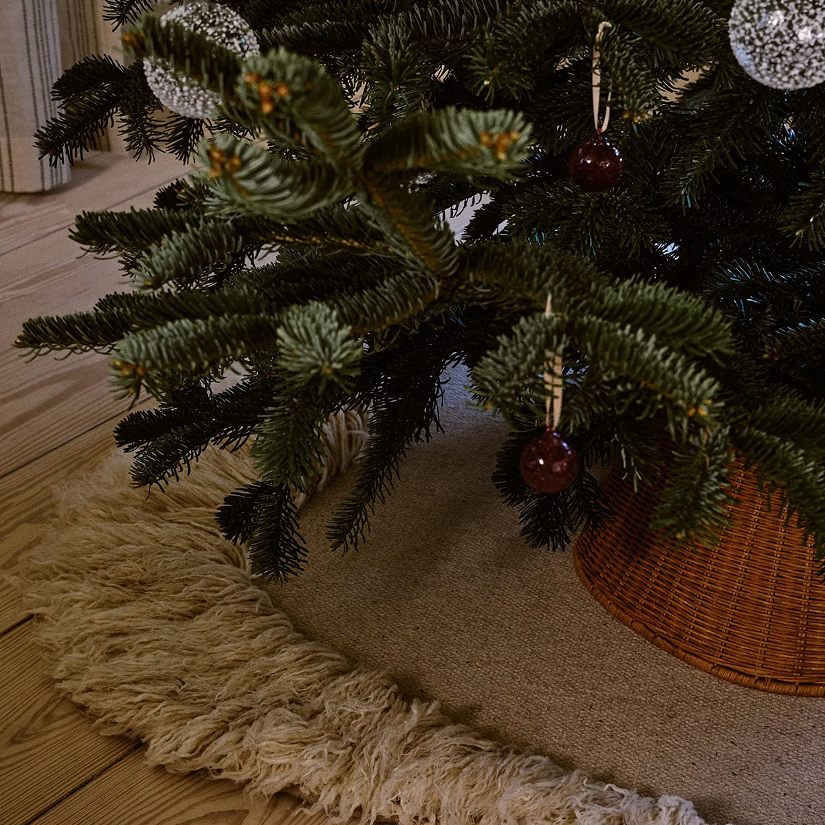 Håndflettet Juletræskjole Natural