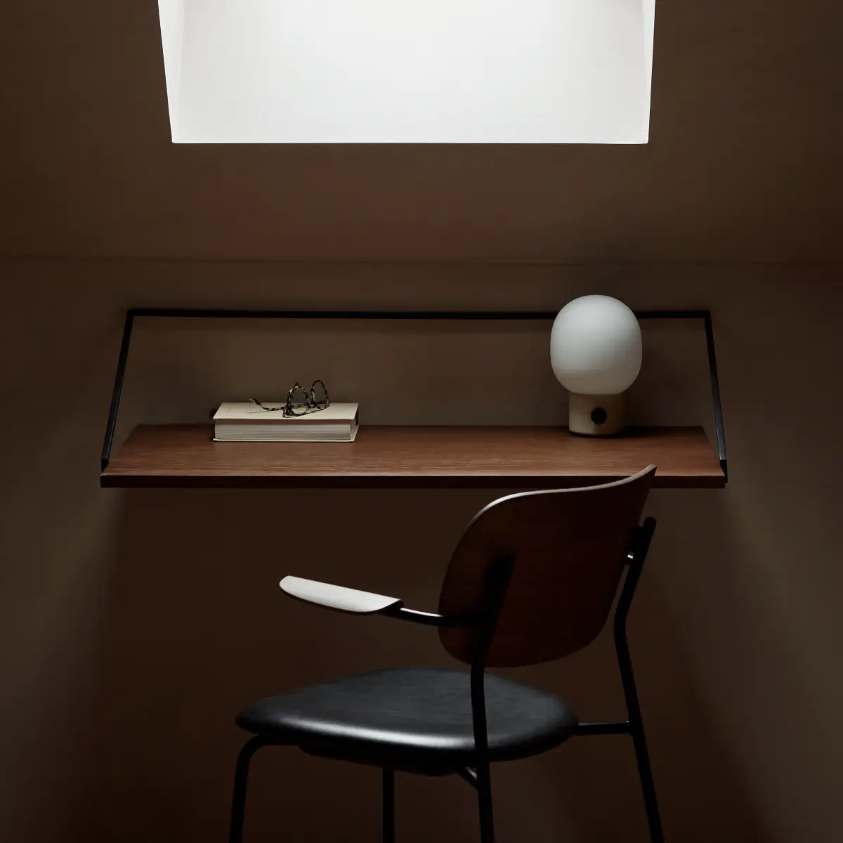JWDA Bærbar Lampe Stål Alabasthvid