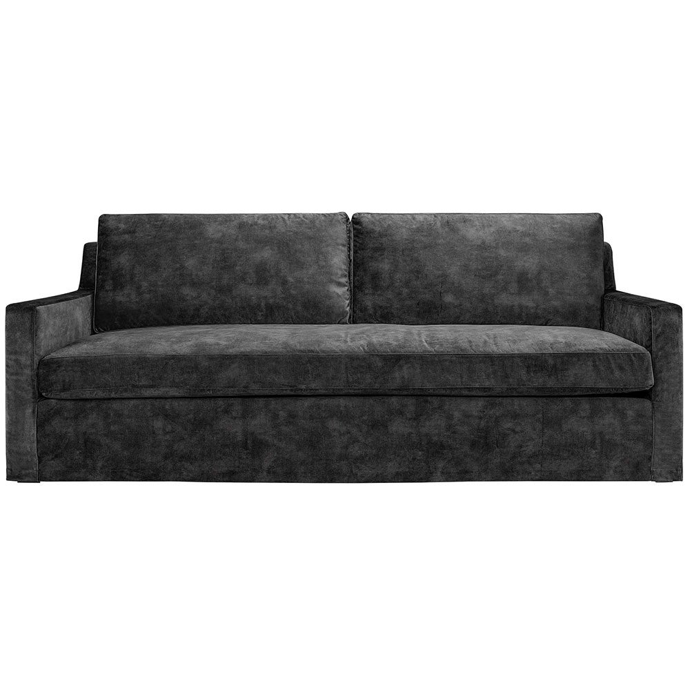 Stafford 3-pers. Sofa Velvet Dark Grey