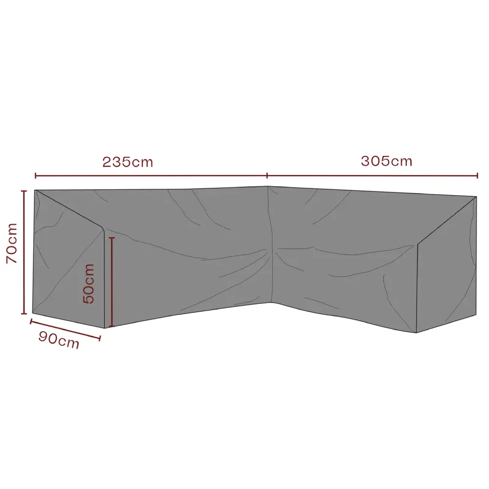 Møbelbeskyttelse Hjørnesofa 305/235x90 cm Premium
