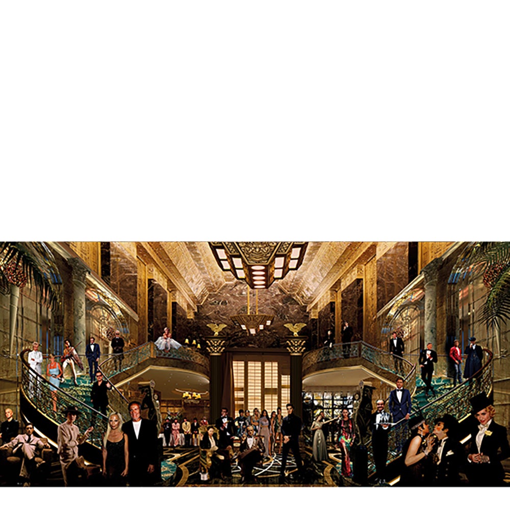 Artwood, THE PARTY OF THE CENTURY fotomaleri - 200x100