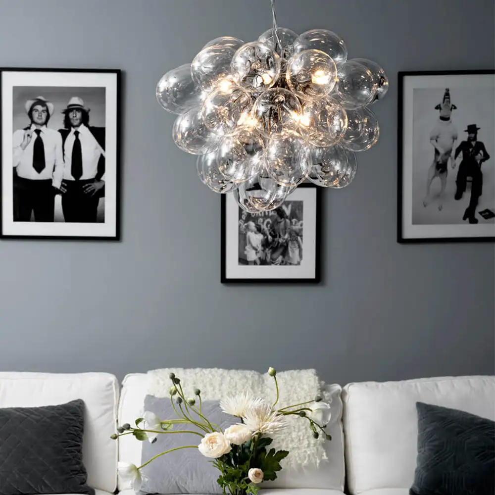 Gross Loftlampe Ø50cm Transparent