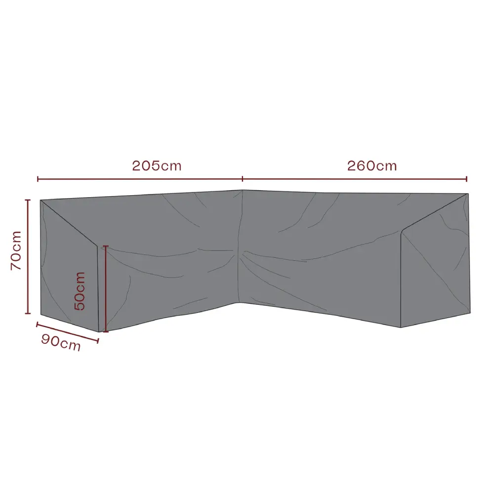 Møbelbeskyttelse Hjørnesofa 260/205x70 cm Premium