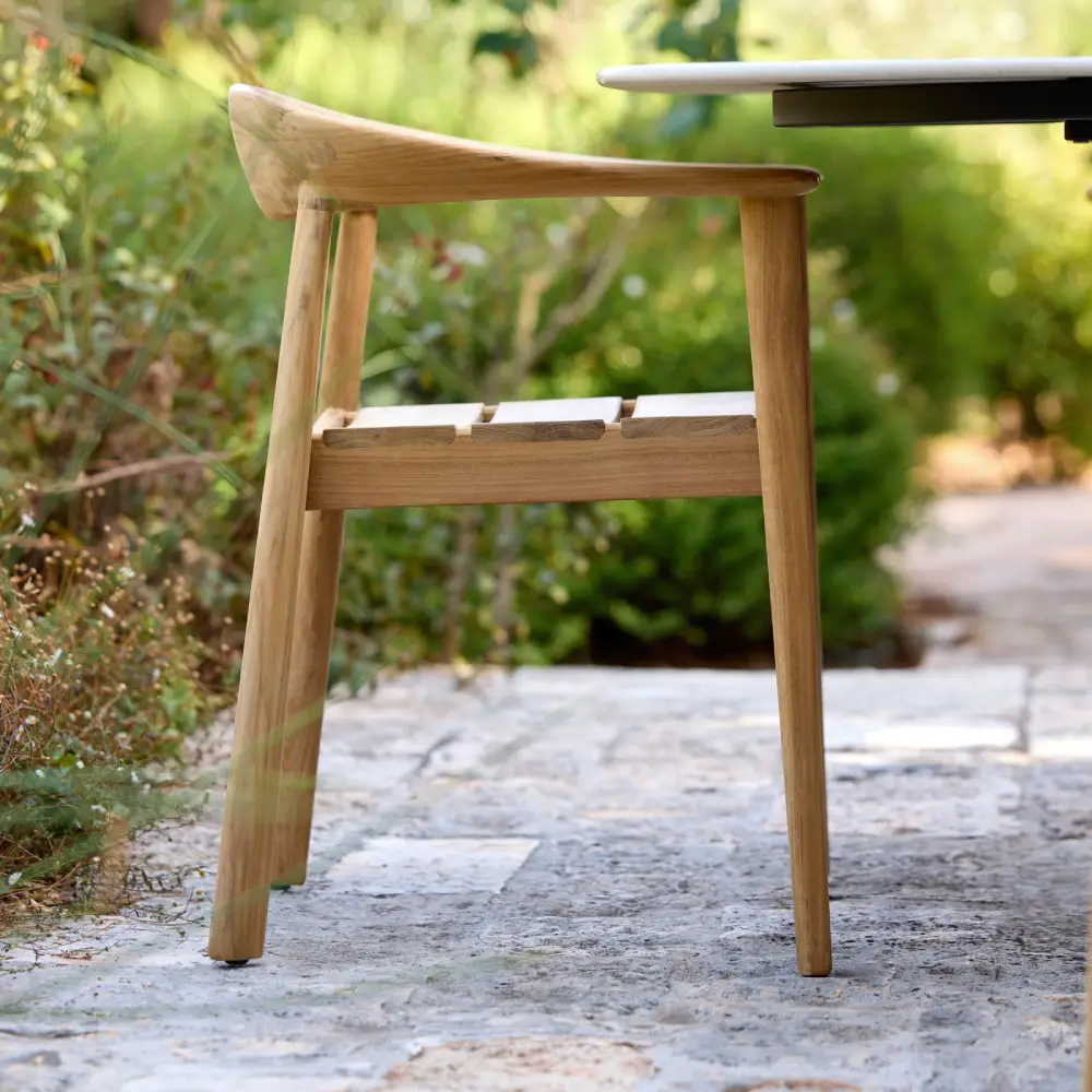 Majestic stol m/armlæn Teak