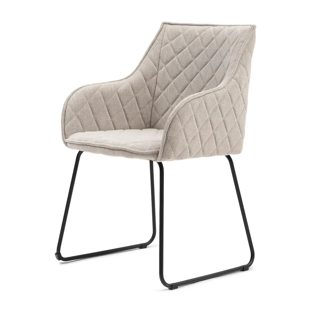 Riviera Maison, Frisco Drive stol med armlæn Fab Flax