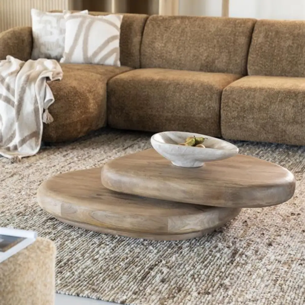 Kabo  Sofabord- light brown 100x80x27 cm