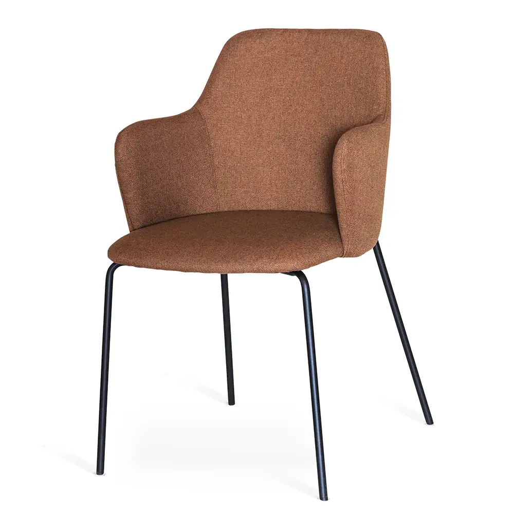 Urban spisestol brun 2-pakning