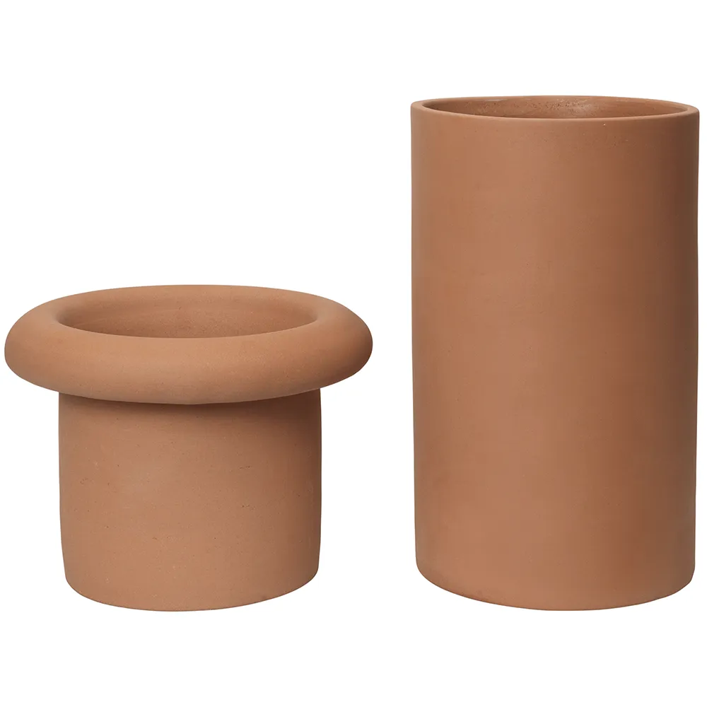 Rollo Krukke H46 cm Terracotta