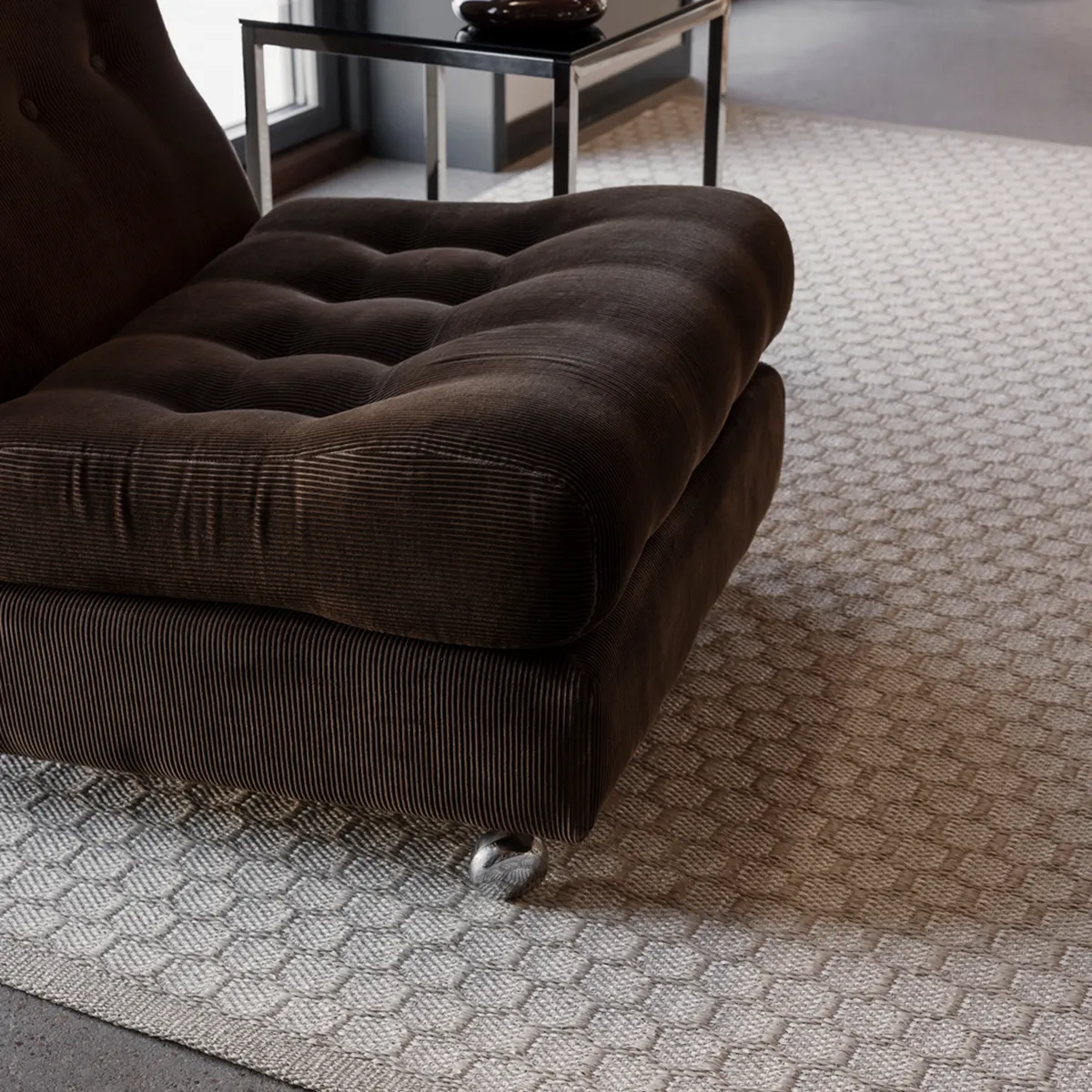 Vendbar Plastmåtte MIMI Beige/Vanilla 180 x 260 cm